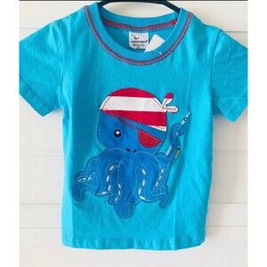 Boys Embroidered Applique Ocean Fishing Boutique Shirt 18-24 months